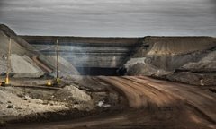 A coal mine in Wyoming in the US. Global warming caused by burning fossil fuel burning is due to speed up, according to a new study published in Nature Climate Change.