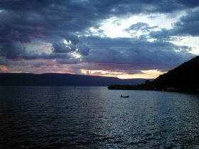 Photo: Lake Tanganyika. Photo Credit: Pierre-Denis Plisnier