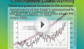 Global Warming - The Evidence and Role of Water and CO2